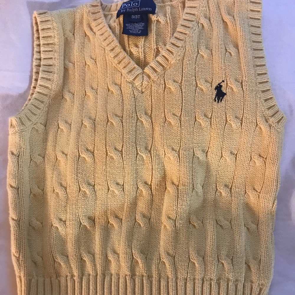 Polo Ralph Lauren yellow vest